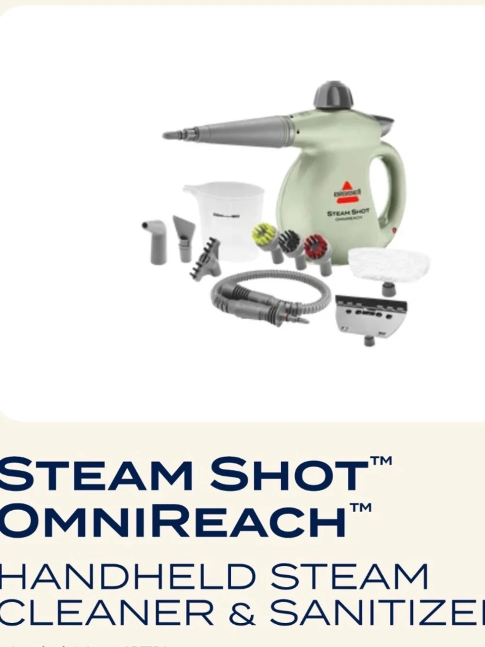 new! bissel steam shot omnireach cleaner - Picture 6 of 7
